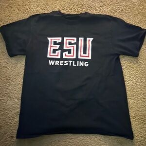 Black ESU Wrestling T-Shirt